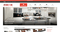 Desktop Screenshot of meksmeble.pl